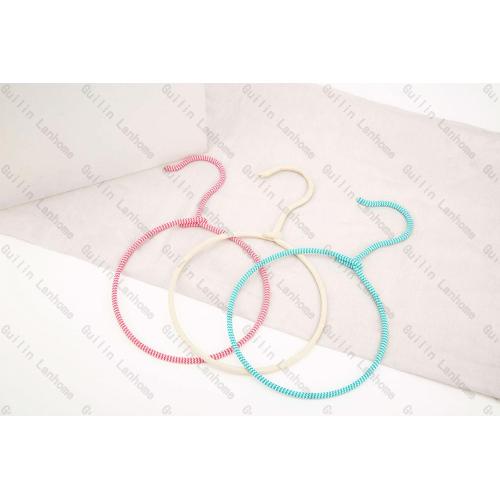 Round Ring Scarf Fabric Metal Hanger