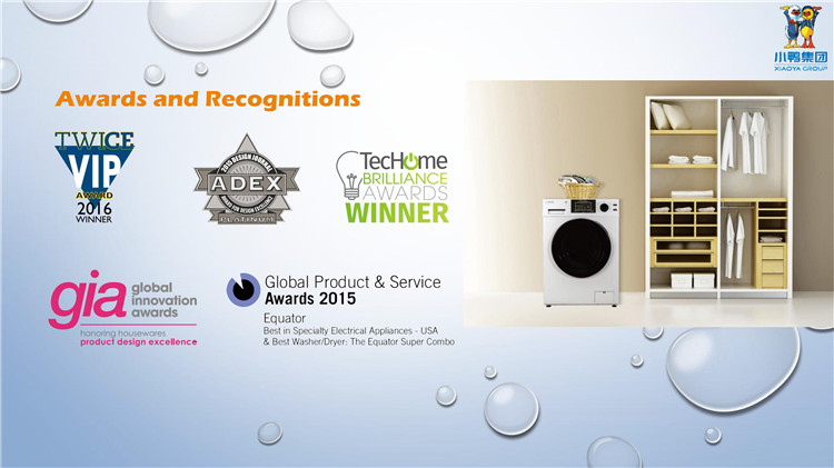 Customized Package Fully Automatic Front Loading Washing Machine And Dryer Super Combo