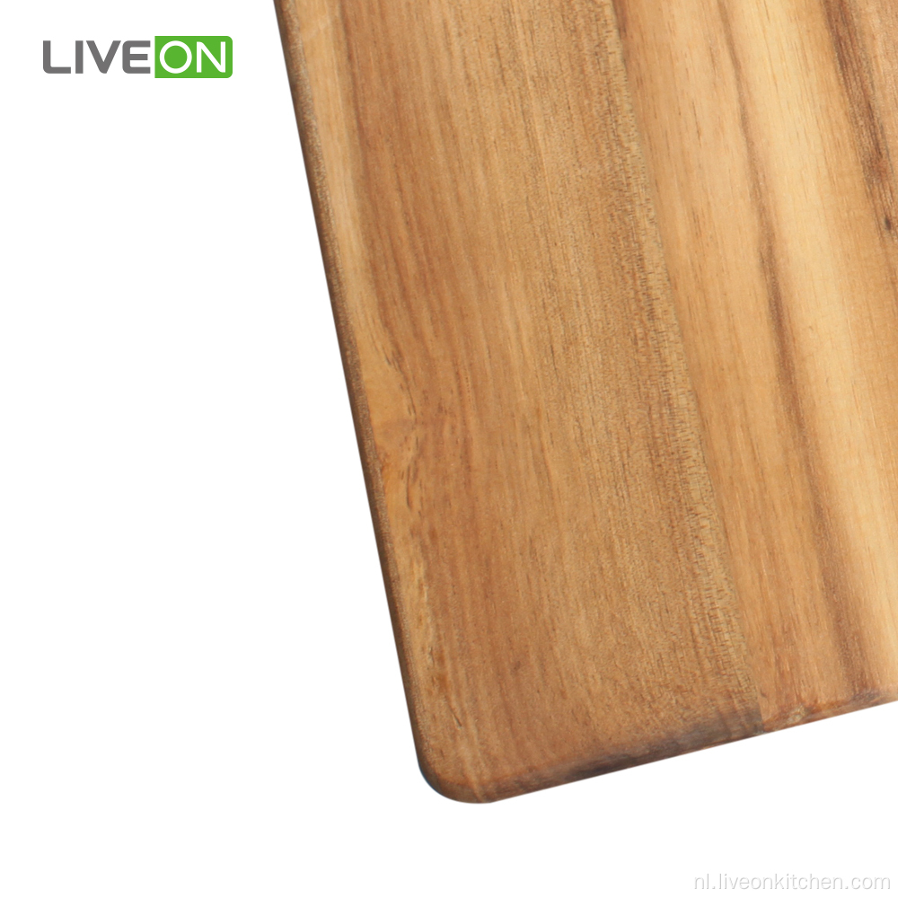 Nature Acacia Wood Cheese Board-messenset