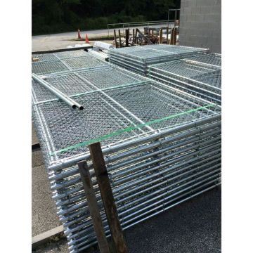 Galvanized V mesh fence 3D ดัดรั้ว