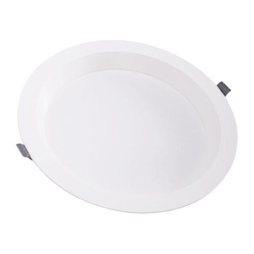 Plastik LED Plastik Pusingan Anti-Penonton Downlight 24W