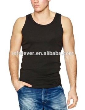 Profession customized plain slim fit fashion men tank tops