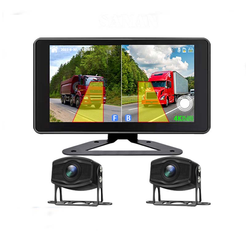 Supporto sistema monitor per veicoli da 7 '' a 2 canali Supporto 2.5D Touch/BSD/MP5/Bluetooth/FM/Controllo vocale