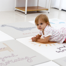 60x60CM Kids' Funny PU Leather Jointed Printing Square Play Mat