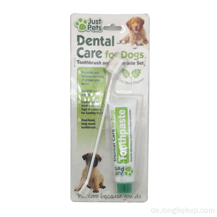Cool Mint Flavour Zahnpflege für Hunde Zahnbürste
