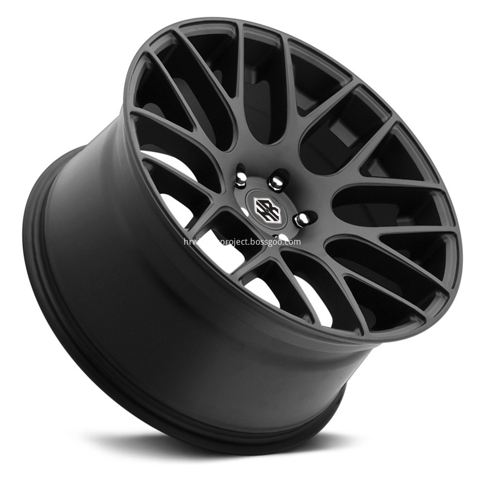 Hrw Forged Hr801 Roue Forgée Monobloc Angle Noir Hrw Forged Hr801 Monoblock Forged Wheel Black Angle