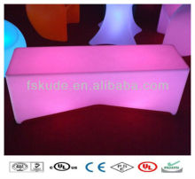 Color Changing LED Long Stool , Glowing LED Stool , Illuminous Beach Chair