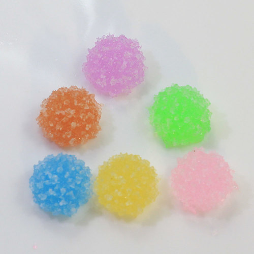 Mix Light Color Multi Shape Heart Square Round Resin Beads Slime For Handmade Craft decor Charms DIY Girls Hair Accessories