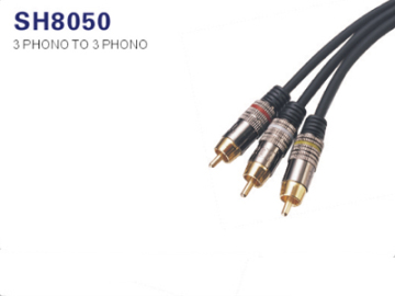 3 RCA Phono Plug Cable (SH8050)