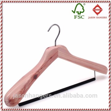 DL0719 quality Aromatic cedar hanger coat suit jacket