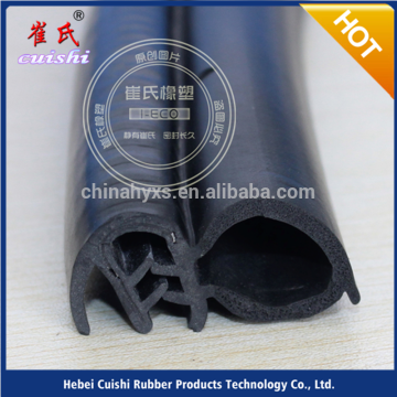 customized epdm rubber extrusion with metal insert