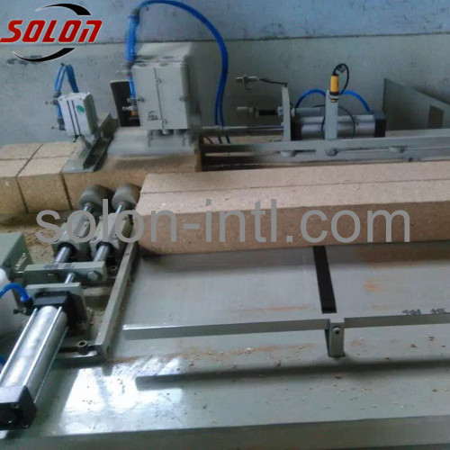 Compressed wood pallet machine