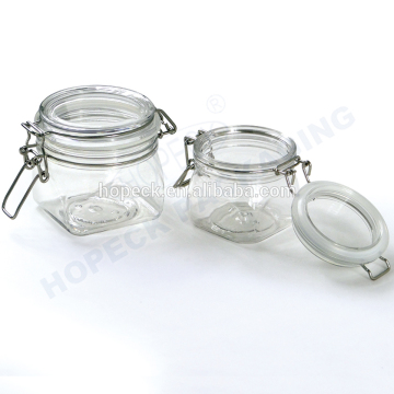 square shape PET container good quality