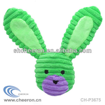 Green plush bunny rabbit toy Rabbit head plush toy