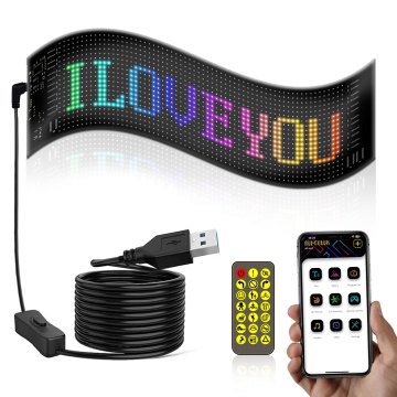Bluetooth Car Advertising Screen - Flexible LED Display