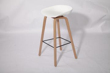 b&b bar stool backless with footrest