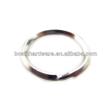 Fashion High Quality Metal Triangle Wire Split Ring
