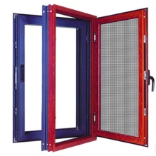 Security Screen Integrated Casement Window