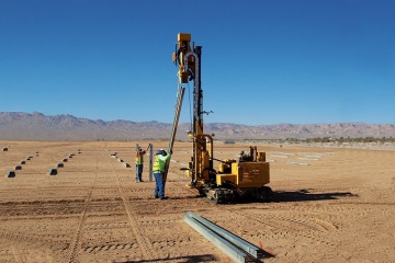 Post Pounder Guardrail Pile Driver