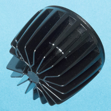 Painted Black LED Heat Sinks Aluminum die Casting