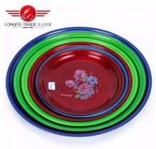 2018 Hot Sale Wholesale Colorful Enamel Cooking Servicing Food Tray