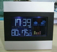 2015 hot selling big screen wall lcd clock display