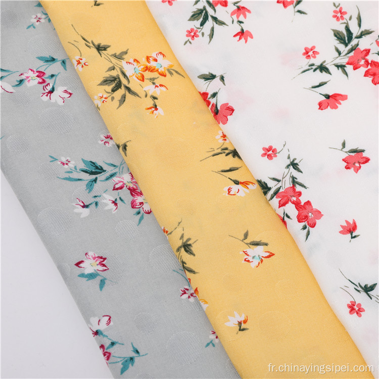 Rayon floral imprimé viscose tissu tissé