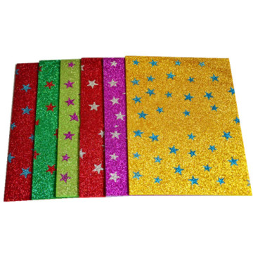 Self Adhesive Glitter EVA Foam Sheets/EVA Glitter Foam/Colorful Glitter EVA Foam Sheets