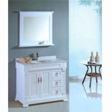 Classical oak vanity cabinet, measures 1080x600x900mm