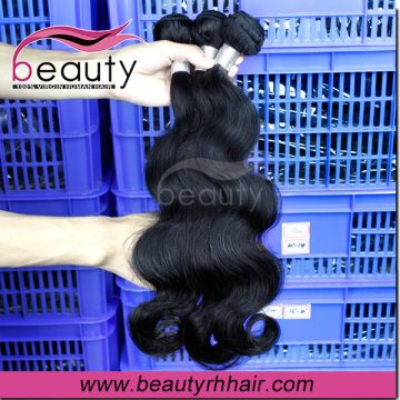 7A unprocessed body wave virgin brazilian hair extension