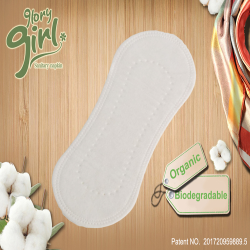 Panty liner organik bernapas kembali organik yang dapat didaur ulang