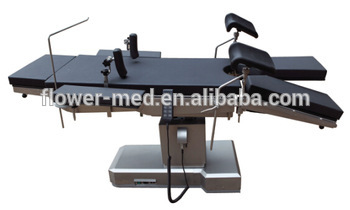 Radiolucent orthopedic operating tables with C arm compatible