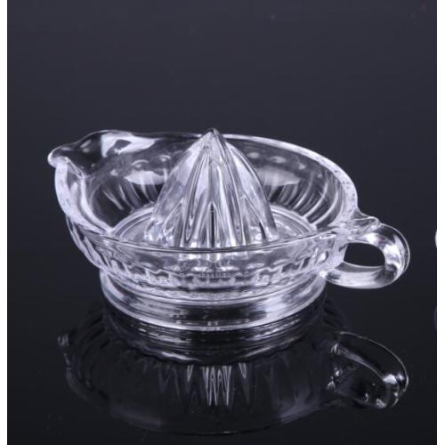 Clear Crystal Glass Citrus Juicer With Handle