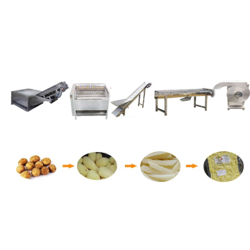 Frozen Potato French Fries Making Machine Line for Cavendish French Fries Production