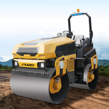 Hydraulic steering double wheel drive customizable hydraulic double vibration roller sales price