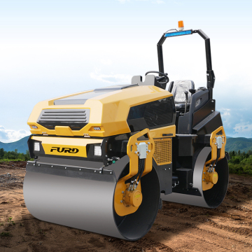 Hydraulic steering double wheel drive customizable hydraulic double vibration roller sales price