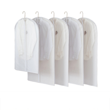 Transparent Peva Dustproof Cover for Wardrobe Storage: Full Zipper Lightweight Suit Bag