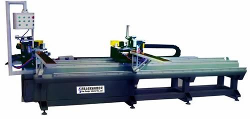 Two Head Corner Combing Machine for Alum window and door