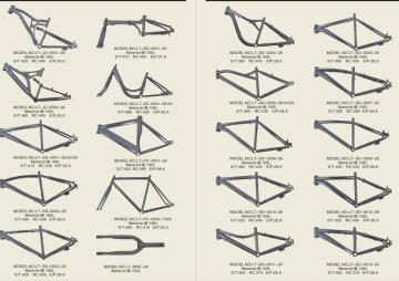 bicycle frame bike frame