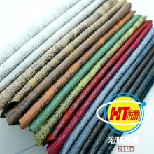 Respirable ecológico de cuero sintético de PVC para muebles de sofá (Hongjiu-2033 #)