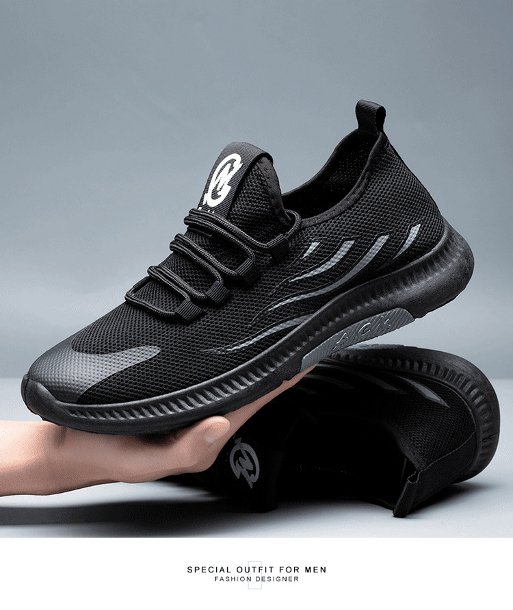 Men Summer Wholesale Shoes 2021 New Leisure Shoes Fly Woven Mesh  Men Fashion Running Shoes