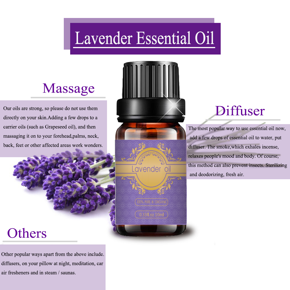 Pijat pijat lavender esensial wewangian untuk spa