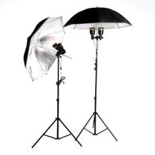 Slave Flash Umbrella Kit with Two Lamp Holders and Power Line