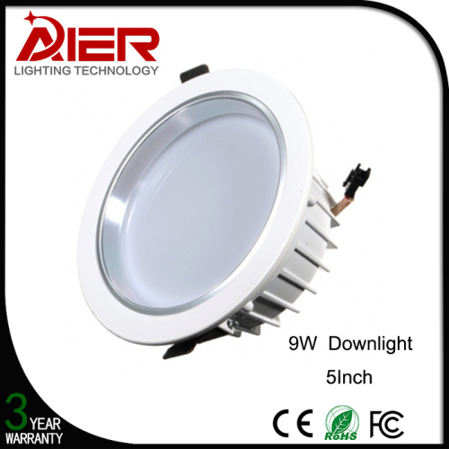 Recessed 9w led down light 3000K + LED Driver