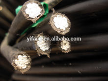 PE PVC XLPE covered overhead cable