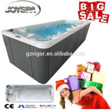 Luxurious acrylic water swim spa