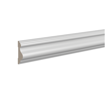 White Primed MDF trim casing moulding for door and window decoration