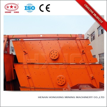Mobile gravel send screen vibration machine