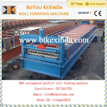 Popular Undulated Profile Roof Panel Roll Forming Machine