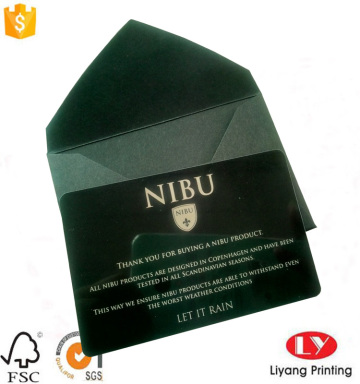 Luxury Black Plastic Business Card Printing